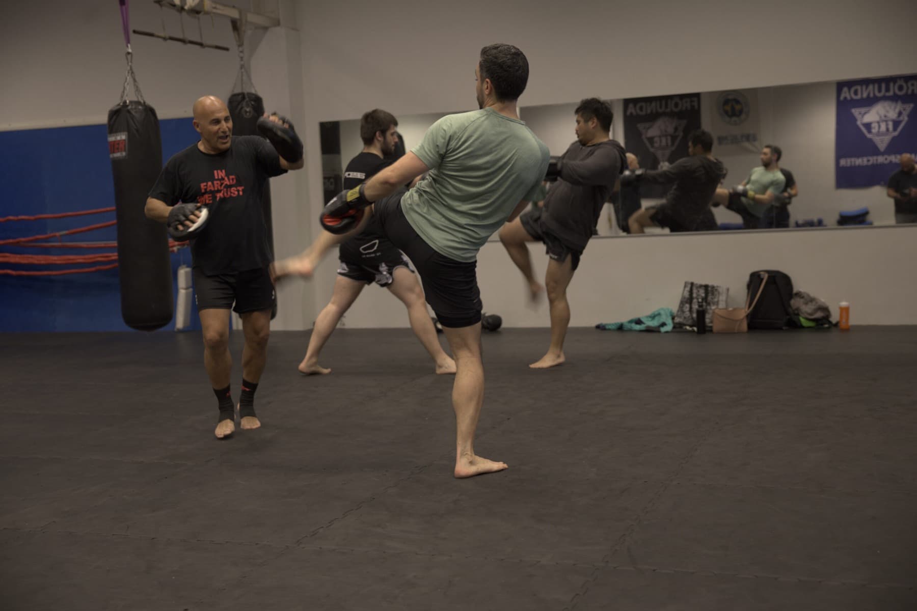 Kickboxningsträning på Tao Kampsportcenter i Göteborg
